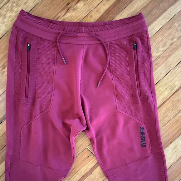 Gymshark RARE True Knit Joggers in Burgundy Red Size M - Picture 5 of 7